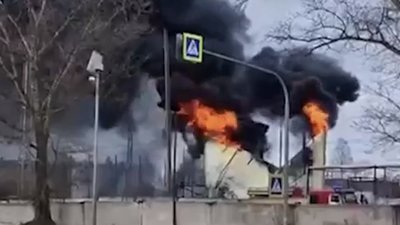 Спецоперація ГУР: у Курській області РФ горить паливо на гірничо-збагачувальному комбінаті внаслідок атаки БпЛА