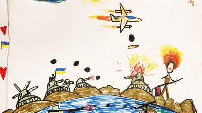 "Мамо, я не хочу війни": організатори зібрали понад 14 тисяч дитячих малюнків