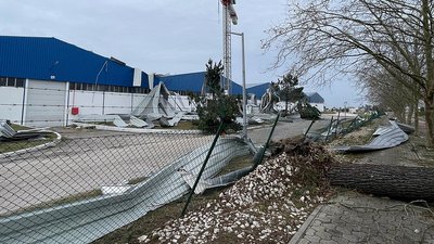 Наслідки шторму Крістін в Португалії