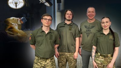 У Чернігівському військовому госпіталі знімають документальне кіно