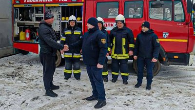 добровільна пожежна команда у Золочівській громаді