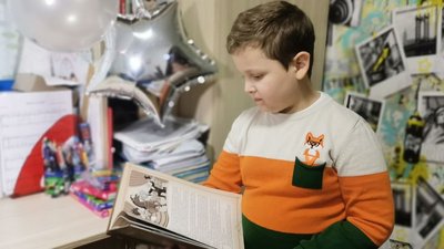 Одинадцятирічний школяр з Луцька за рік прочитав 70 книг Одинадцятирічний школяр з Луцька за рік прочитав 70 книг