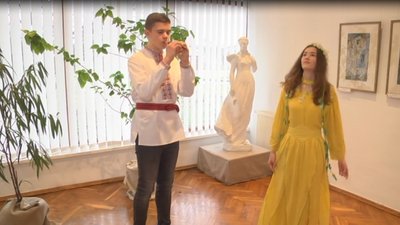 У музеї-садибі Лесі Українки в Колодяжному діти презентували “Лісову пісню”