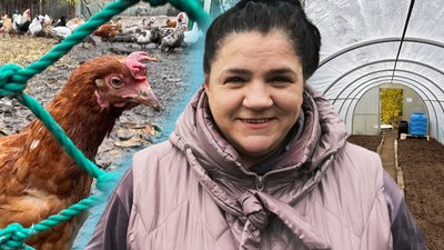 Жителька села Валентина