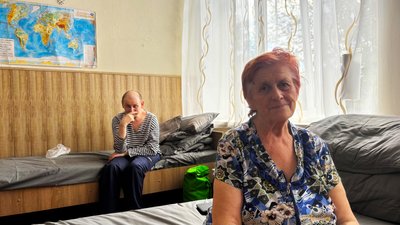 Валентина Савельєва зі своїм сином Миколаєм