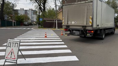 Місце аварії у Ірпені