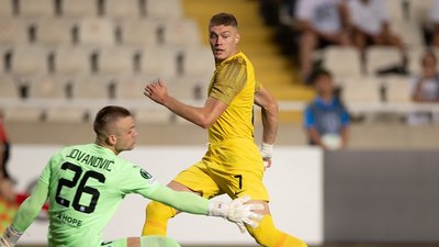 Артема Довбика визнали найкращим гравцем 2-го туру Ліги Конференцій