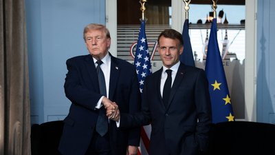 Трам і Макрон на саміті G7