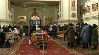 Прощання з львівським екскурсоводом у Храмі Пресвятої Трійці УГКЦ Прощання з львівським екскурсоводом у Храмі Пресвятої Трійці УГКЦ
