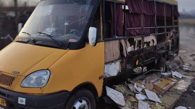 Маршрутка обстріл Сумська область