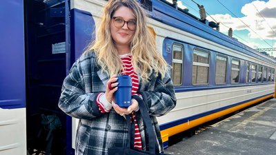 13-мільйонна пасажирка Київської міської електрички Ельвіра