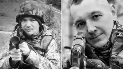На Буковині прощаються із полеглими на війні військовими Танасійчуком та Іваньковим