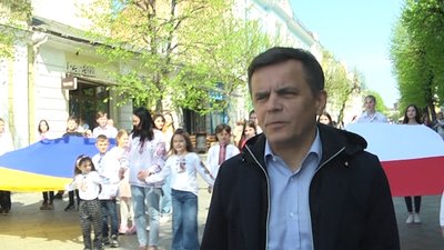 Житомиряни привітали Польщу з Днем Конституції