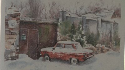 В Одесі художники створюють новорічні листівки В Одесі художники створюють новорічні листівки