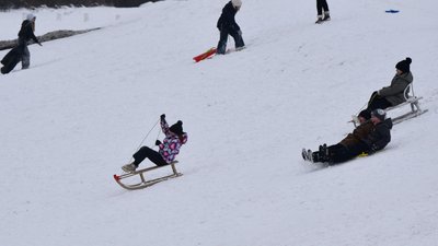 тернопіль, діти, зима, розваги, 13 січня 2026 року