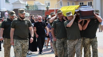 Прощання з бійцем Андрієм Малим у Луцьку, 3 серпня 2026 року