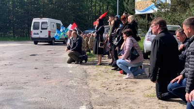 У місті на Рівненщині зустріли тіло воїна, який загинув в ООС
