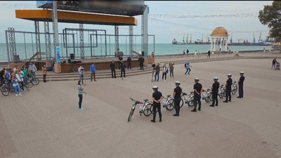 Вулиці Бердянська та Мелітополя патрулюватиме поліція на велосипедах