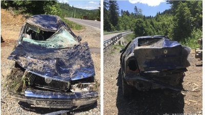 З кювету — в урвище. У ДТП на Закарпатті загинув житель Івано-Франківщини