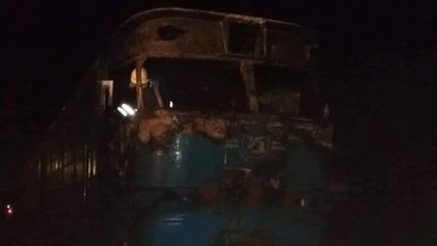 Пасажирський потяг загорівся на Сумщині (відео) Пасажирський потяг загорівся на Сумщині (відео)