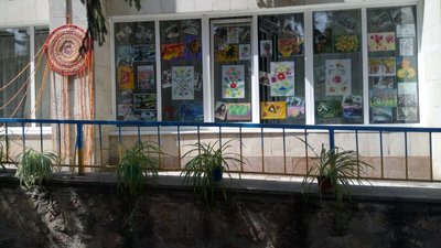 Виставку малюнків учасників АТО відкрили у бібліотеці Чижевського у Кропивницькому