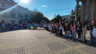 Акція на підтримку захисників "Азовсталі" Акція на підтримку захисників "Азовсталі"