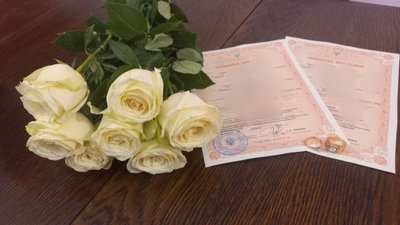 Свідоцтво про одруження бійця з засудженою. Лютий, 2024