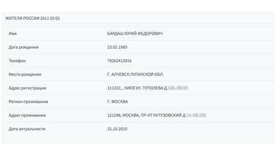 Імовірне російське громадянство Бардаша: журналісти знайшли згадку про російський паспорт продюсера Імовірне російське громадянство Бардаша: журналісти знайшли згадку про російський паспорт продюсера