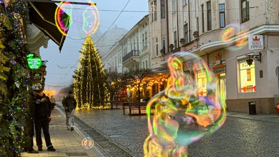 новорічні чернівці - як прикрасили чернівці до нового року