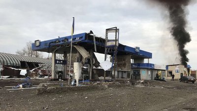 Обстріл Золочева на Харківщині: чотири людини поранені