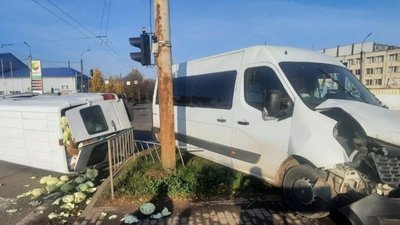 Аварія на вулиці Дубнівській у Луцьку