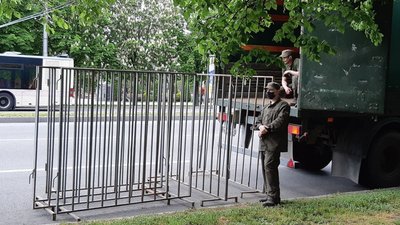 У Запоріжжі Алею Бойової Слави огороджують парканом