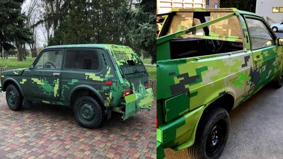 "Комусь врятує життя": художник із Полтавщини фарбує автівки для ЗСУ