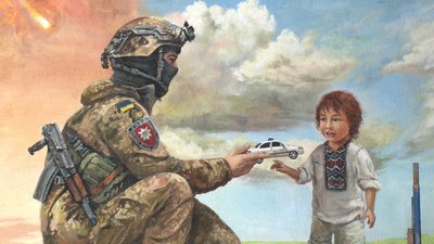 У Рівному на будівлі Нацполіції з'явився мурал у пам'ять про загиблих на війні колег У Рівному на будівлі Нацполіції з'явився мурал у пам'ять про загиблих на війні колег