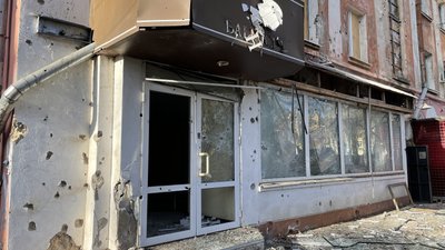 Обстріл Херсона, магазин, середмістя