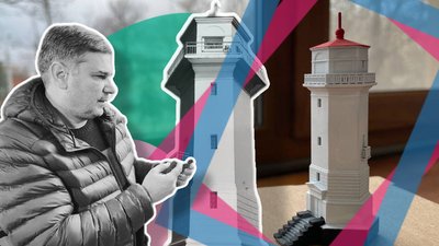 Кропітка робота: миколаївець створює мініатюрні копії українських маяків