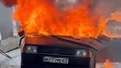 авто заз, пожежа, наслідки атаки