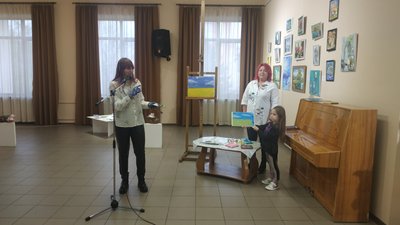 У Полтаві людей з інвалідністю вчили малювати У Полтаві людей з інвалідністю вчили малювати