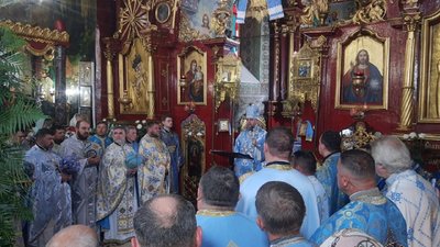 Предстоятель ПЦУ Блаженнійший Епіфаній очолив святкове богослужіння у храмі в Тернополі Предстоятель ПЦУ Блаженнійший Епіфаній очолив святкове богослужіння у храмі в Тернополі