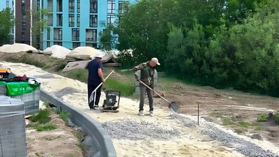 Роботи у парку Архангела Михаїла
