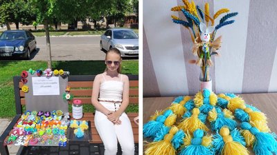 Дитячий фронт: як 9-річна дівчинка з Черкащини допомагає ЗСУ Дитячий фронт: як 9-річна дівчинка з Черкащини допомагає ЗСУ