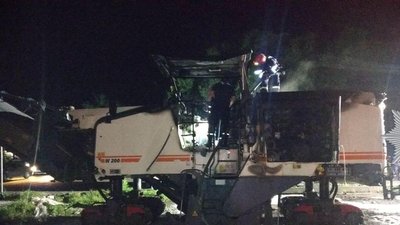 Підпал дорожньої техніки в Миколаєві. Поліція розшукує причетних