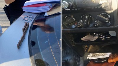 Житомирські патрульні зупинили порушника ПДР – в автівці знайшли кілька десятків набоїв і кастет