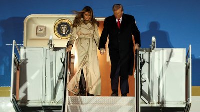 Дональд Трамп та перша леді Меланія Трамп 