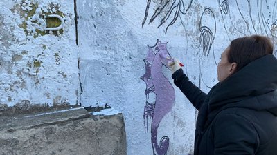 "Дорога зцілення": як та навіщо в Одесі розмальовують паркан онкодиспансеру "Дорога зцілення": як та навіщо в Одесі розмальовують паркан онкодиспансеру