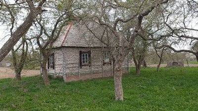 На фото музей з дерева, пластикових і скляних пляшок. На фото музей з дерева, пластикових і скляних пляшок.
