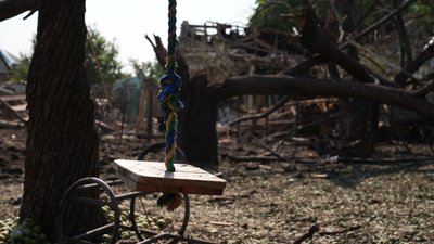 Гойдалка в саду