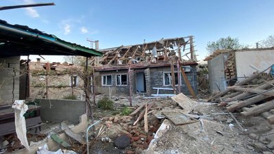 Атака РФ на південь Одещини 25 квітня 2026 року, зруйнований будинок, Ізмаїльський район