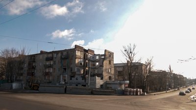 Пошкоджена багатоповерхівка ремонт російська ракета Слов’янськ Донецька область