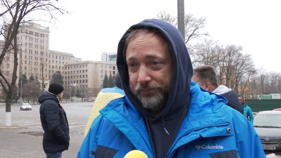 Харківський Автомайдан поїхав до Нових Санжар Харківський Автомайдан поїхав до Нових Санжар